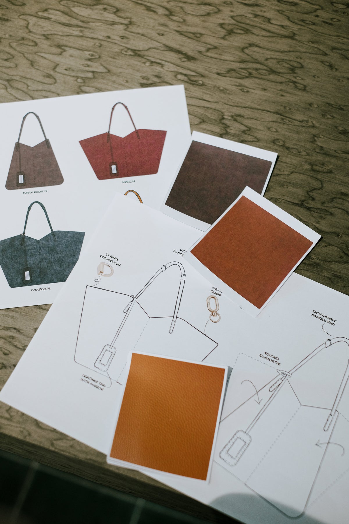 The making of our first bag